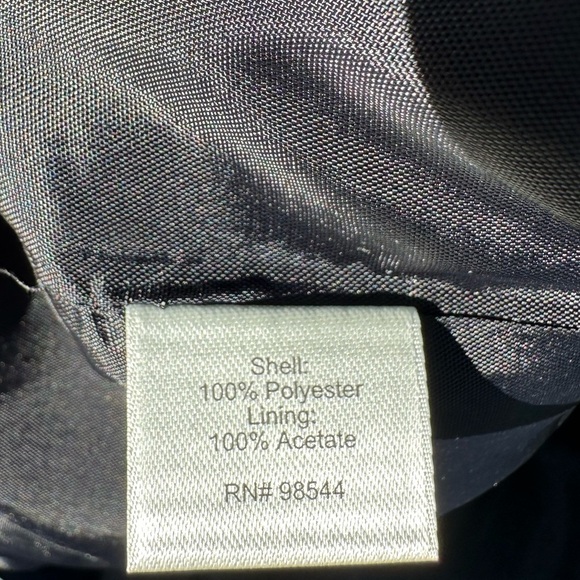 Beth‎ Bowley Anthro Shimmery Gray Black Silver Knee Length Shift Dress Size 10 - Picture 6 of 6